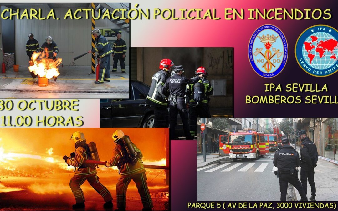 CHARLA. ACTUACIÓN POLICIAL EN INCENDIO. 30 OCTUBRE