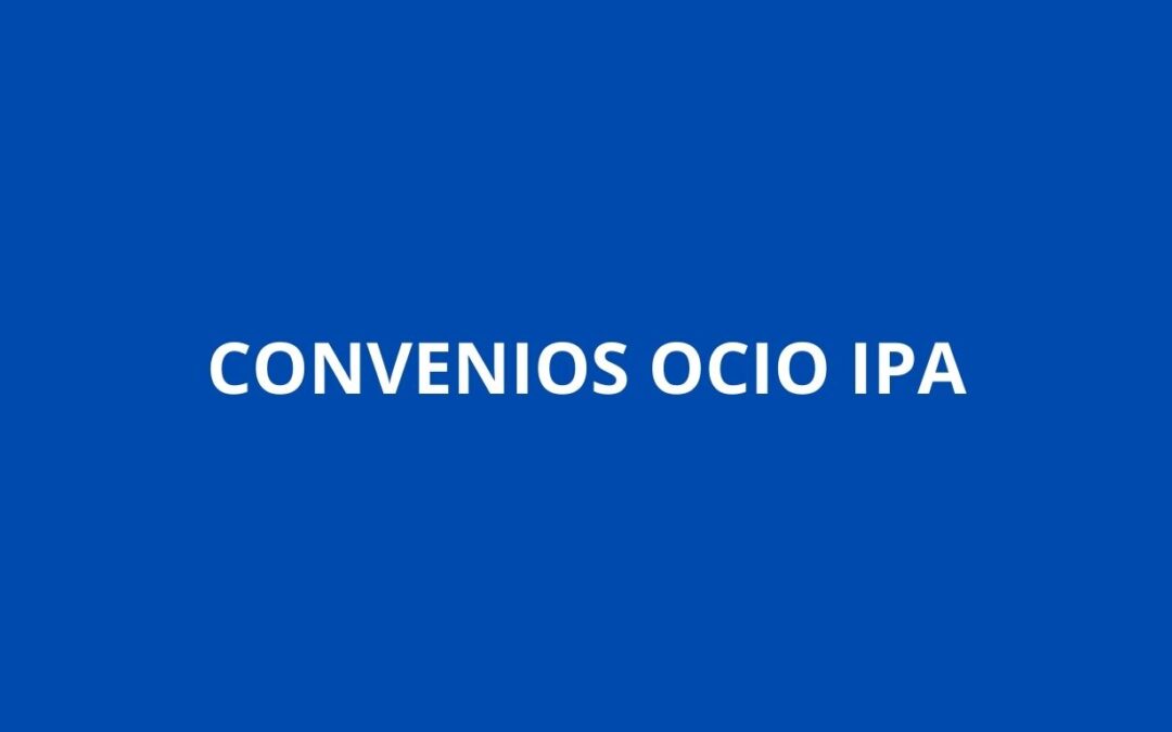 CONVENIOS OCIO PORTADA