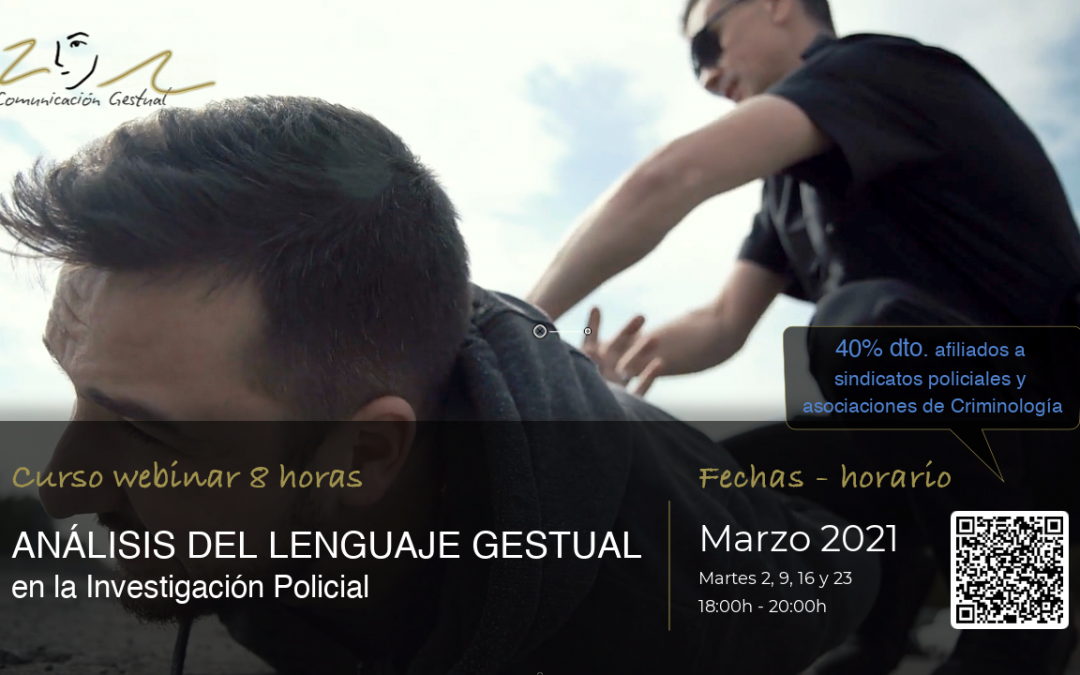 Curso online Lenguaje Gestual en Investigación Policial